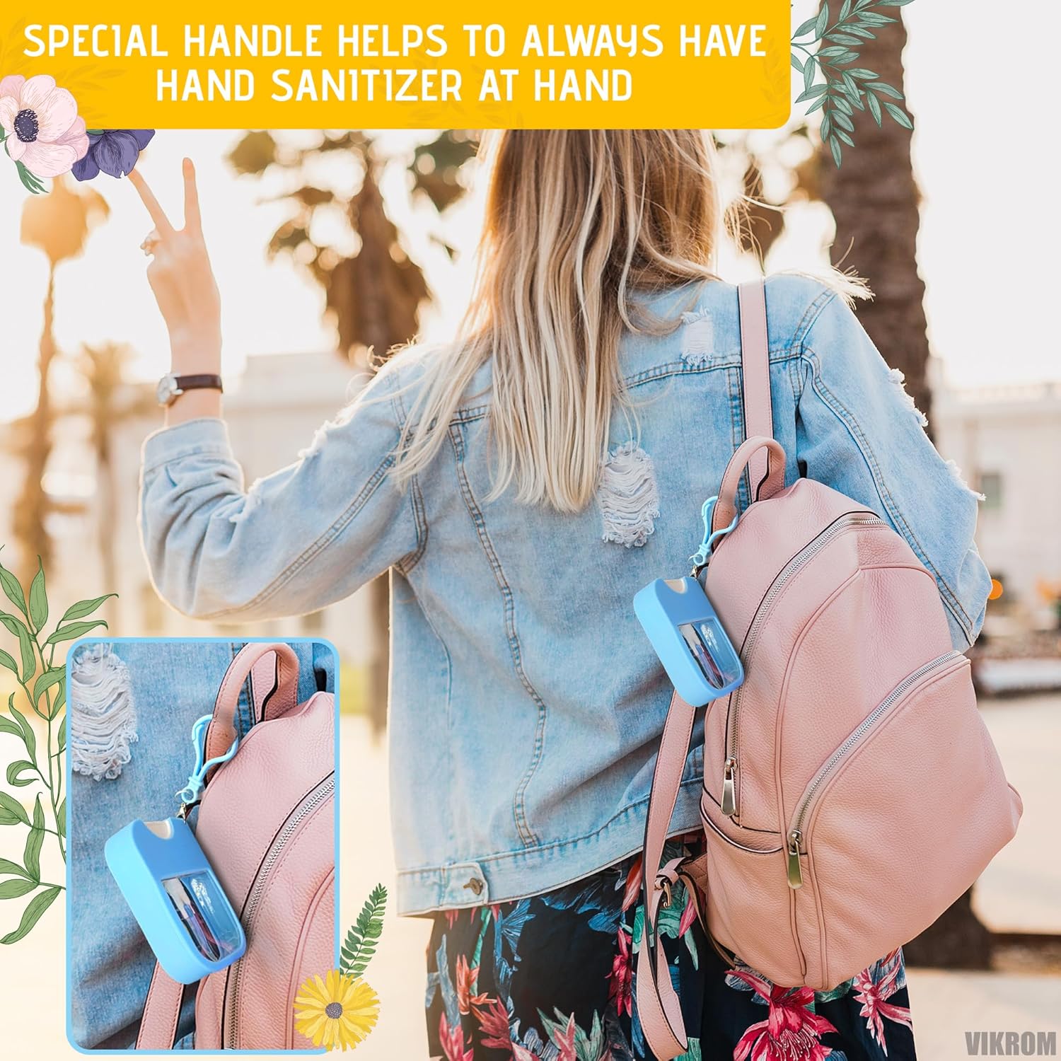 6 botellas de perfume recargables de viaje de 1.3 fl oz  Botellas de viaje recargables para mujer para artículos de aseo personal  Botella de spray