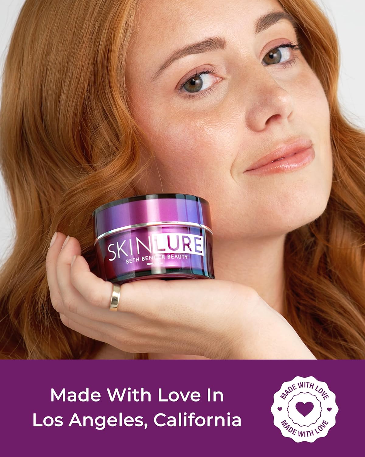 SKINLURE Hidratante facial hidratante con vitamina C y ácido hialurónico  Hidratante facial antienvejecimiento para piel sensible seca  Revive