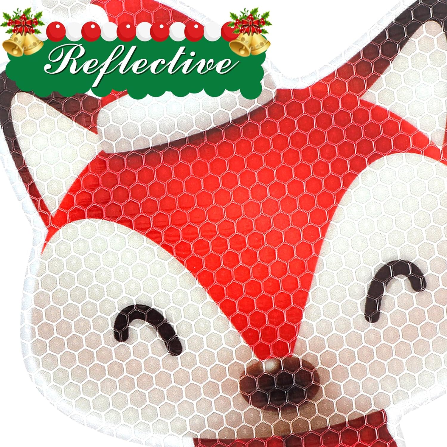 35 calcomanías de imanes de Navidad para automóvil, decoraciones reflectantes de Navidad, bombillas de Navidad, Navidad, Navidad, Navidad, alambre,