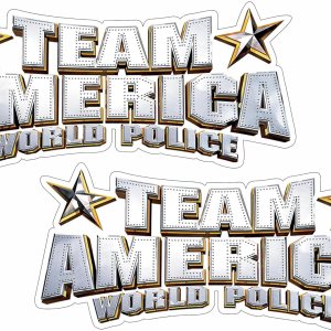 Team America World Police Action Puppetry Art Political Satire Película Cita Marionetas en Copa de Película Coche Camión Taza Botella Casco Laptop Team America World Police Action Puppetry Art Political Satire Película Cita Marionetas en Copa de Película Coche Camión Taza Botella Casco Laptop