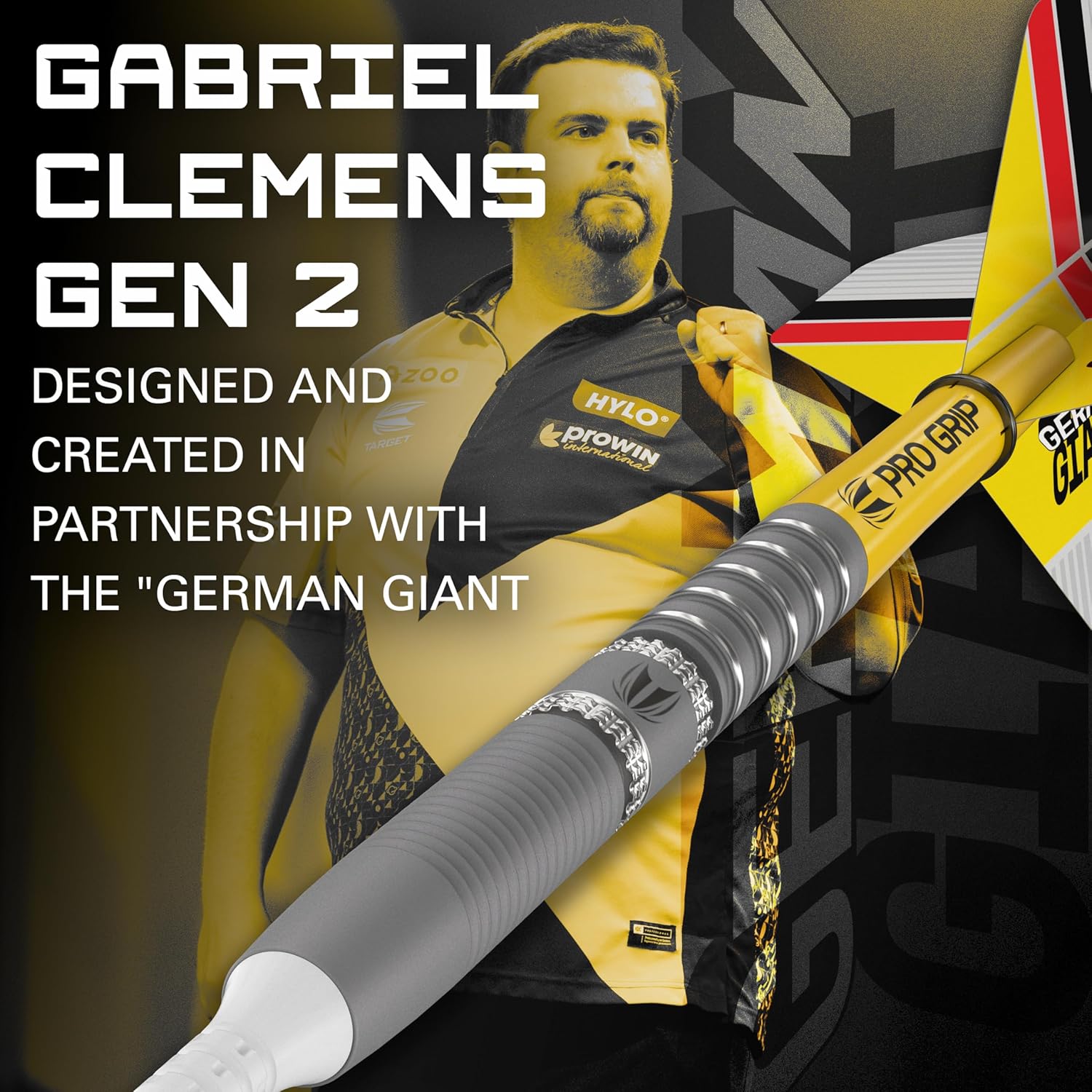 Target Darts Gabriel Clemens Gen 2 19G 90% tungsteno punta suave juego de dardos