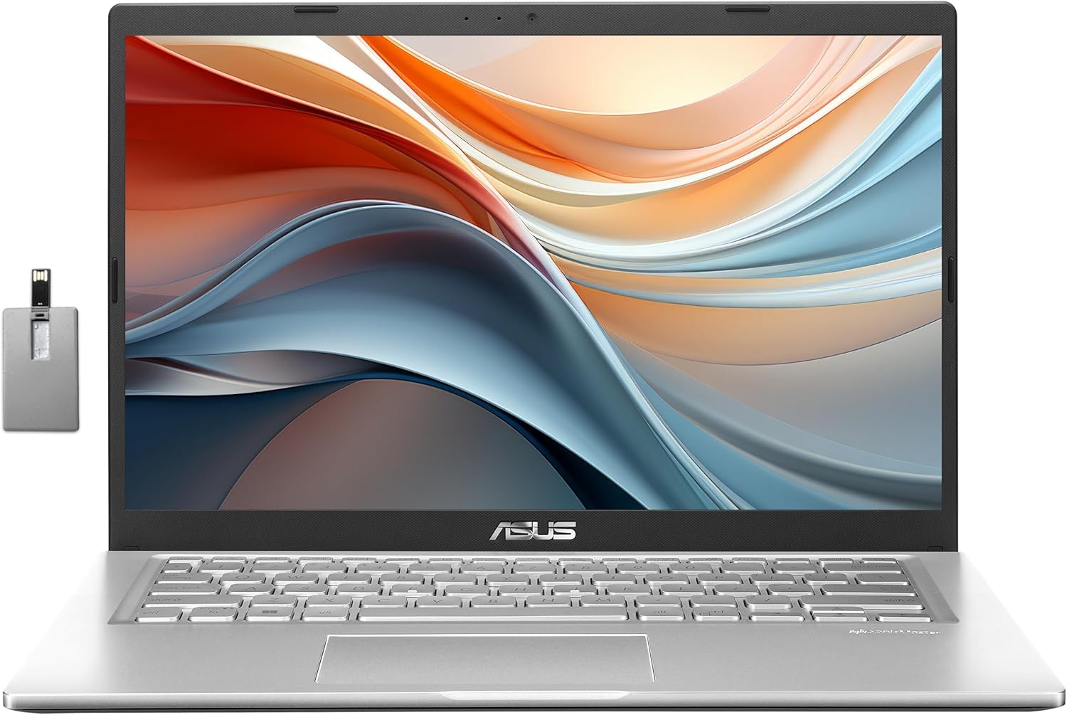 asus Vivobook 14HD 2023 Laptop para estudiantes, Intel Core i3-1115G4, 16 GB de RAM, SSD PCIe de 1 TB, gráficos Intel UHD, cámara web, WiFi 5,