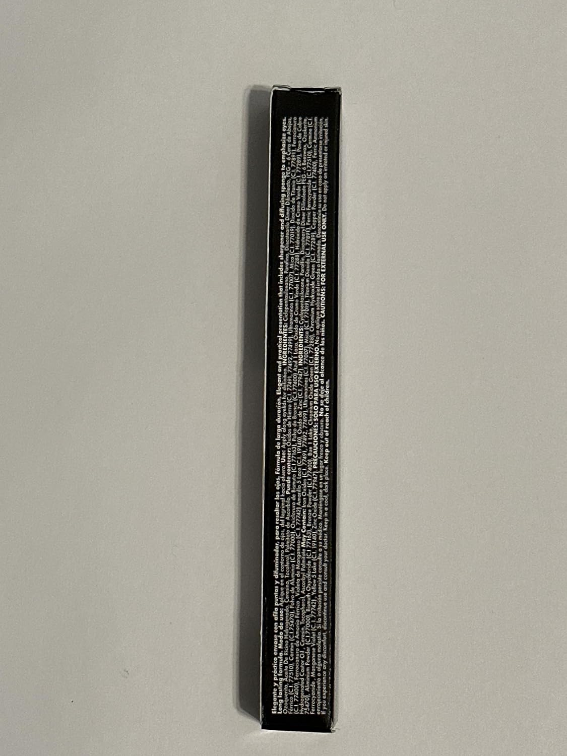 Delineador de ojos retráctil negro con punta manchada 0.012 oz de Zermat