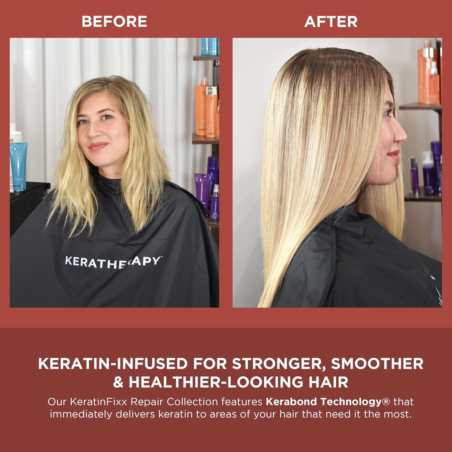 Keratherapy Keratinfixx – Champú y acondicionador de reparación (10,1 oz)