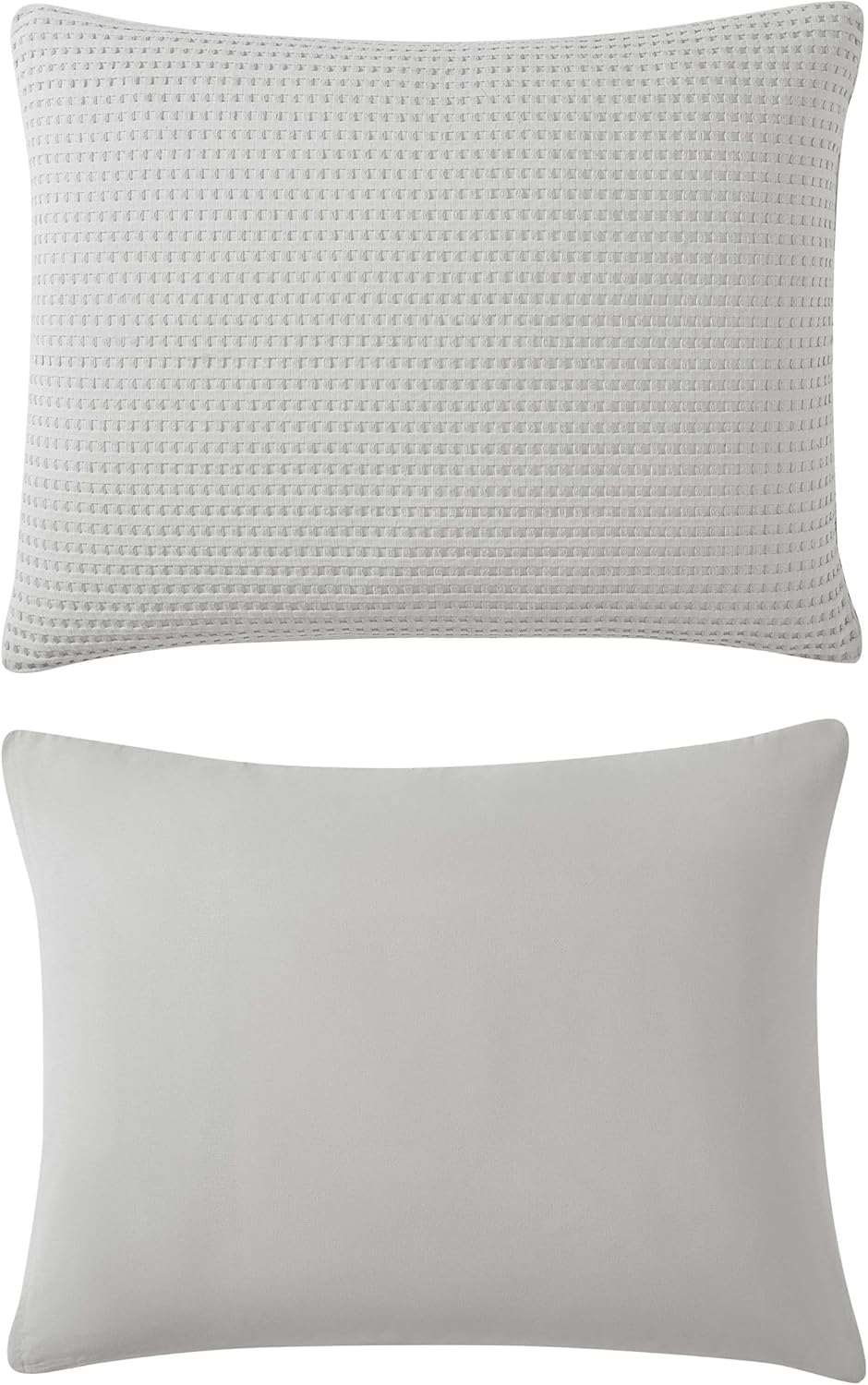 Kenneth Cole – Juego de edredón King, ropa de cama suave con textura de gofre con fundas a juego, acogedora decoración del hogar con relleno elevado