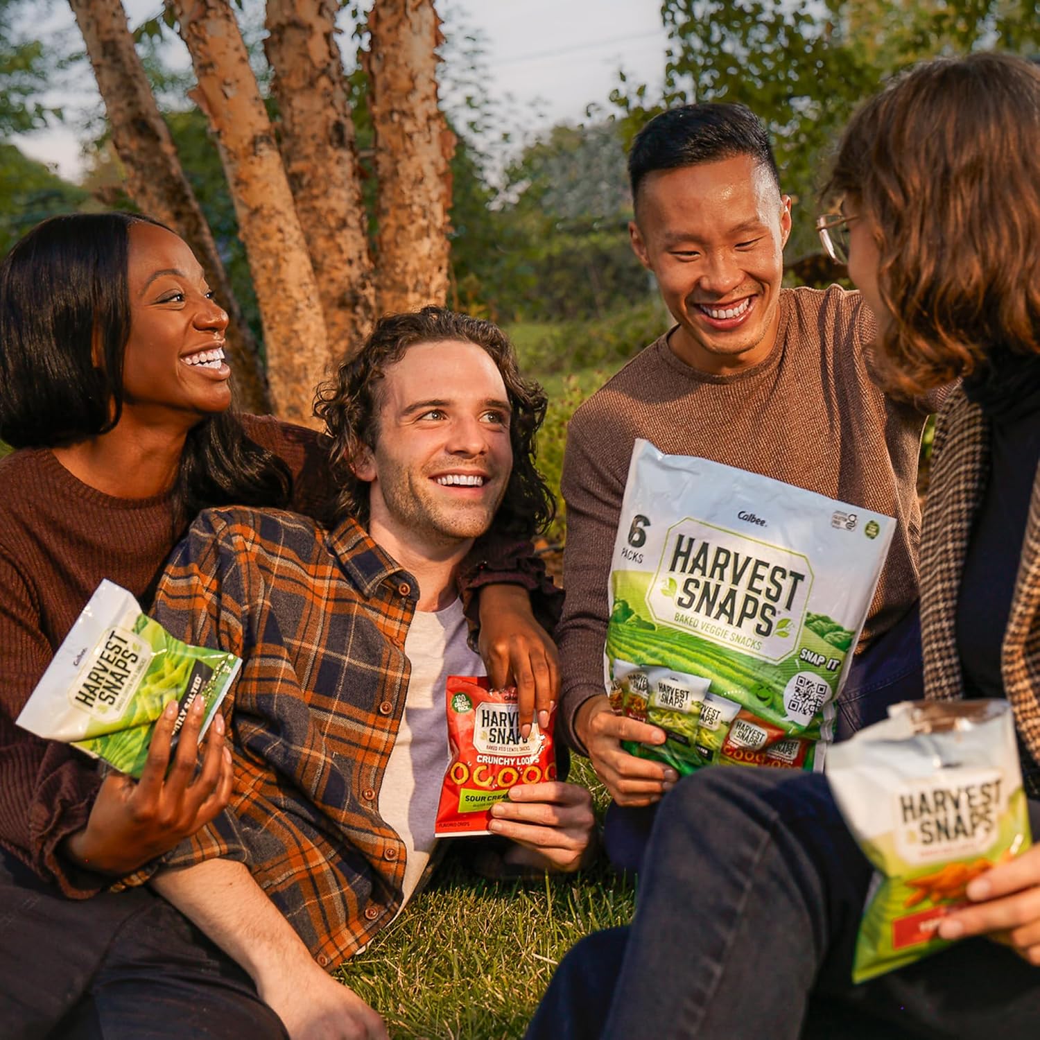Harvest Snaps Chips vegetales (paquete variado de 5 sabores)  Alimentado por proteínas vegetales, sin gluten, patatas fritas horneadas sin OMG
