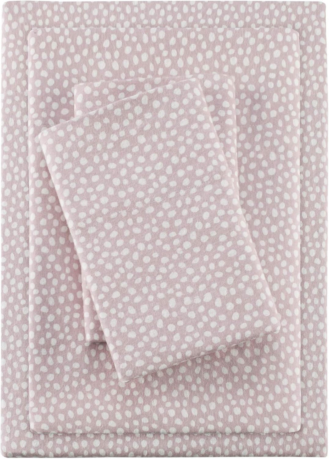 Sleep Philosophy True North Cozy – Juego de ropa de cama cálida de franela 100% algodón, estampado novedoso de animales y estrellas, lindo,