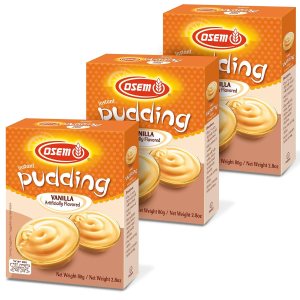 Osem Pudín instantáneo sabor vainilla 2.8 onzas. Paquete de 3. Osem Pudín instantáneo sabor vainilla 2.8 onzas. Paquete de 3.