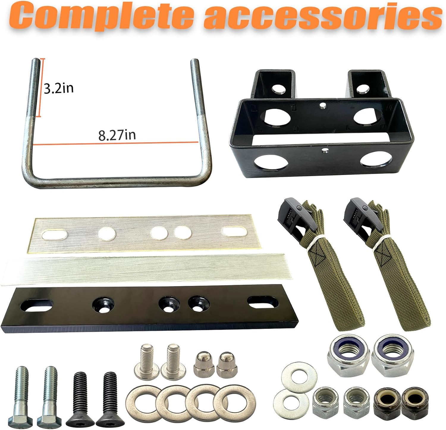 C CLINK Soporte universal para motosierra para tractor de 20 pulgadas, soporte de motosierra para tractor, compatible con tractores, ATV, UTV,