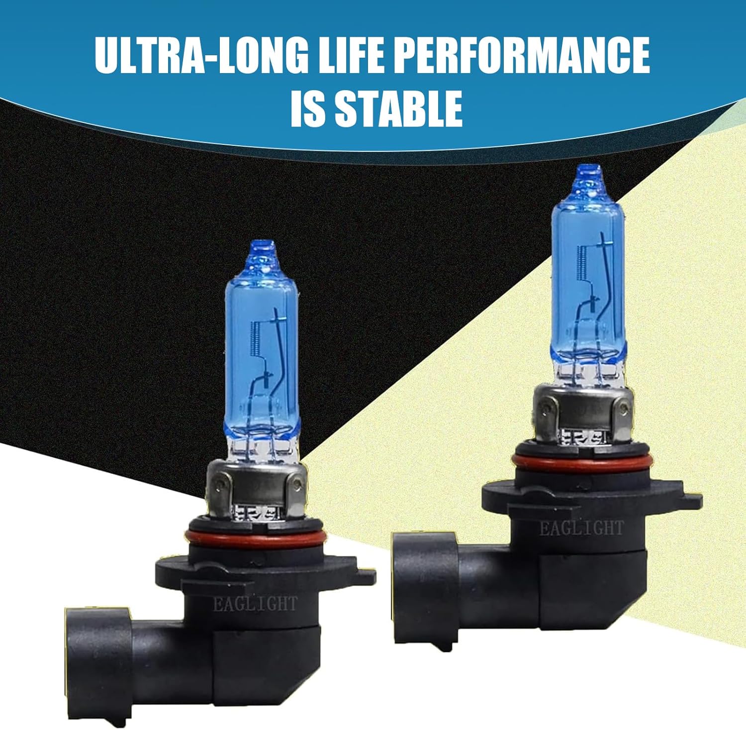 Pack-2 Luces halógenas para automóvil, 12 V 100 W, súper brillantes, de luz alta, luces antiniebla de conducción universal, impermeables, para
