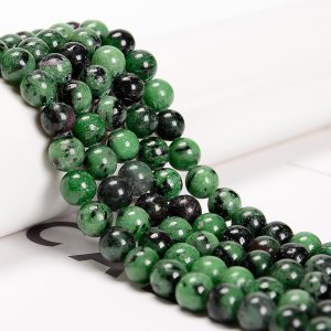 Rubí Zoisite Cuentas redondas lisas 0.157 in 15.5″ Hebra para la fabricación de joyas Rubí Zoisite Cuentas redondas lisas 0.157 in 15.5″ Hebra para la fabricación de joyas