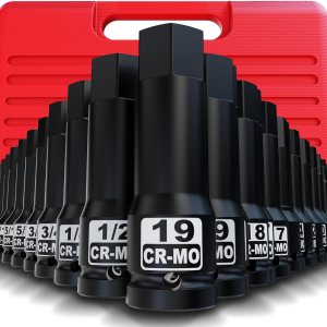 Juego de dados hexagonales Drive Master Impact de 12 pulgada, métrico y SAE, juego de 20 piezas de dados Allen de impacto de 12 pulgada, 0.197 in – Juego de dados hexagonales Drive Master Impact de 12 pulgada, métrico y SAE, juego de 20 piezas de dados Allen de impacto de 12 pulgada, 0.197 in –