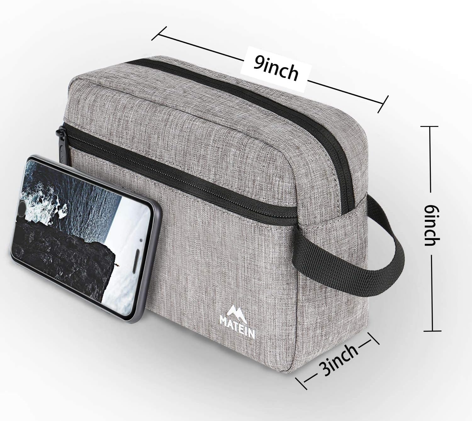 MATEIN Mochila con ruedas, resistente al agua, mochila de viaje para laptop con ruedas, mochila universitaria grande, bolsa de aseo para hombres (2