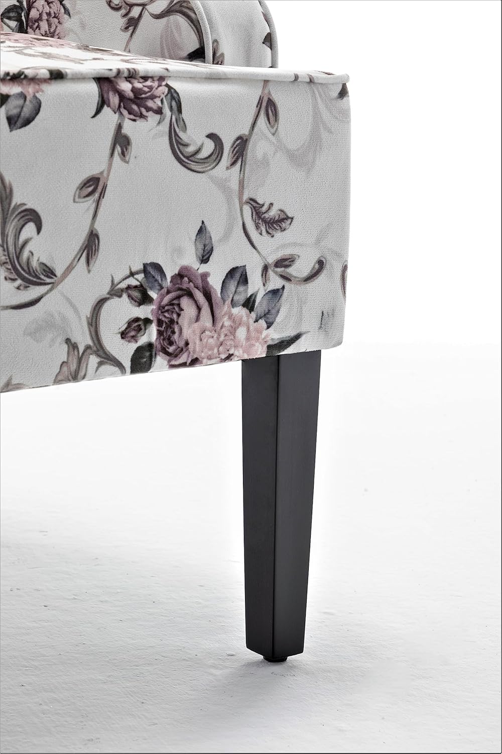 Sillas decorativas de tela estampada para sala de estar, dormitorio, comedor y entrada, asientos decorativos con diseño elegante, brazos empotrados