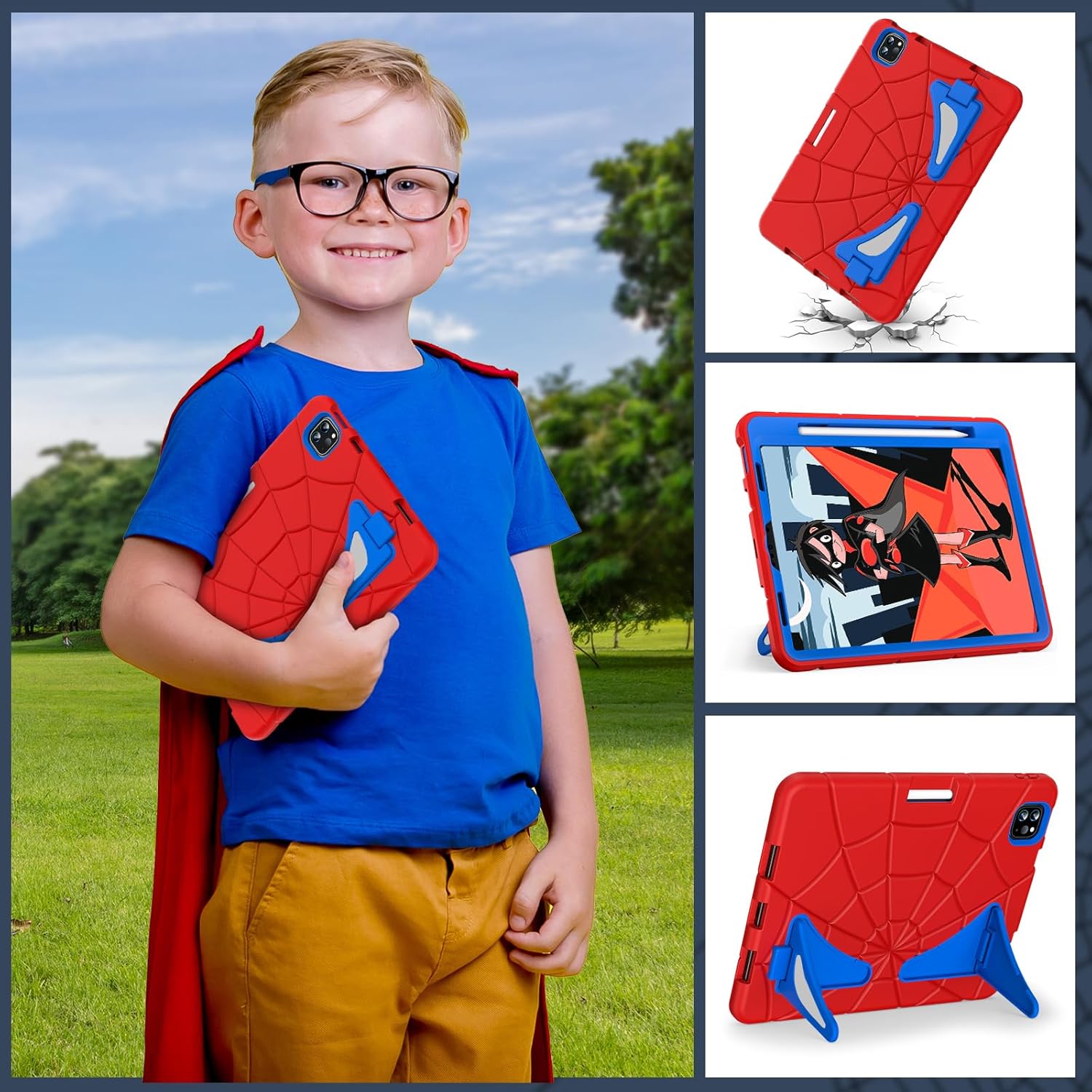 Funda para iPad Air de 54 generación de 10.9 pulgadas (20222020), iPad Pro de 11 pulgadas, resistente a prueba de golpes para niños, iPad Air 45,