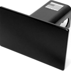 Cubierta de enganche de metal en blanco (se adapta al receptor de 2 pulgadas, negro de 5 x 3 pulgadas) Cubierta de enganche de metal en blanco (se adapta al receptor de 2 pulgadas, negro de 5 x 3 pulgadas)