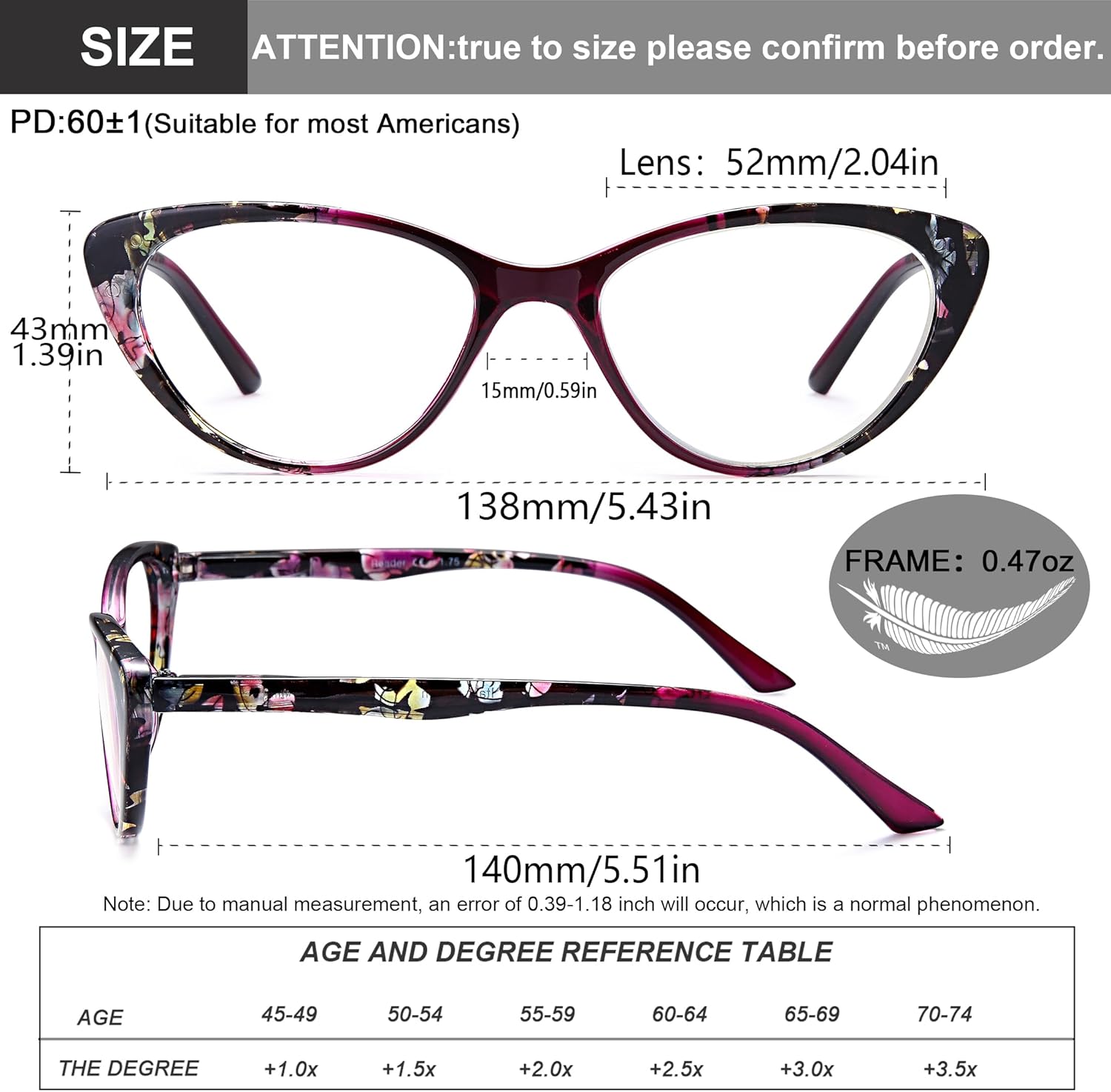 EYEURL Gafas de lectura de ojo de gato para mujer, paquete de 2 lectores con bloqueo de luz azul + 1.25 con diseño de bisagra de resorte, elige tu