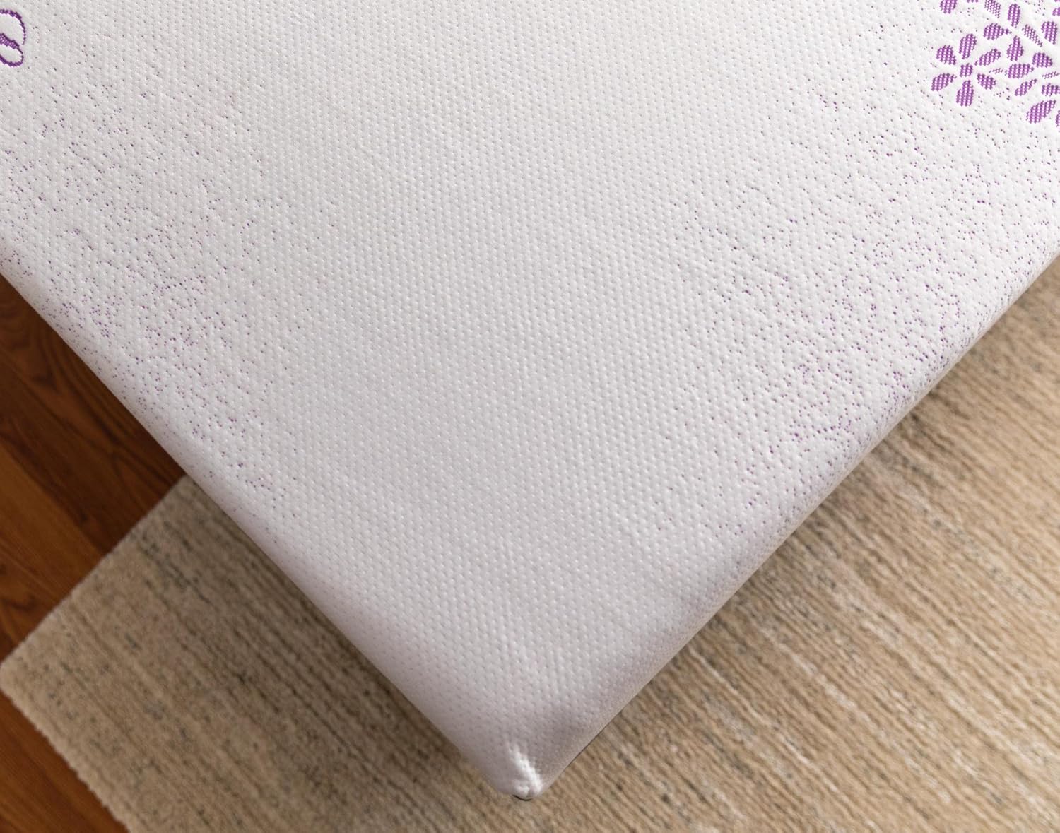 TULO by Mattress Firm  Colchón lavanda de espuma viscoelástica de 8 pulgadas  Comodidad media  Alivio de presión que reduce el dolor  Tamaño