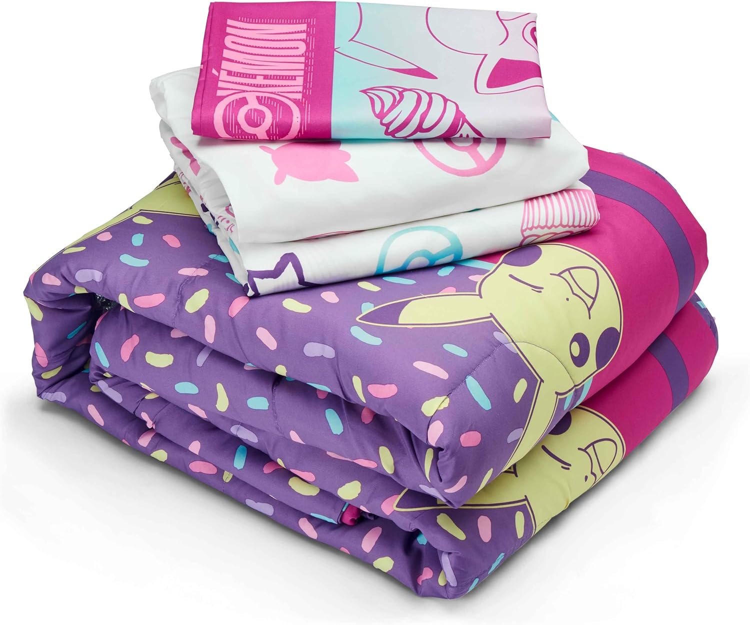 Northwest Pokemon – Juego de cama en una bolsa, individual, ligero y dulce
