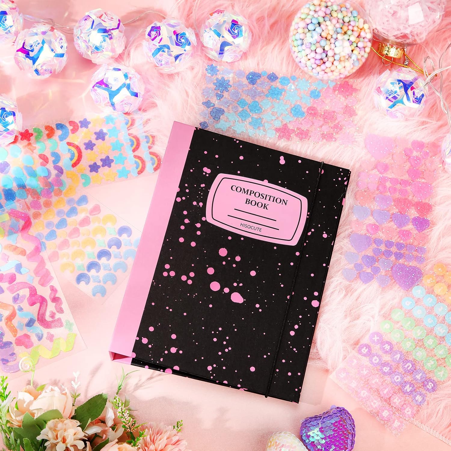Gersoniel Kpop – Carpeta para tarjetas fotográficas Kpop, fundas para libros con calcomanías coreanas Kpop, álbum de tarjetas fotográficas A5, 6