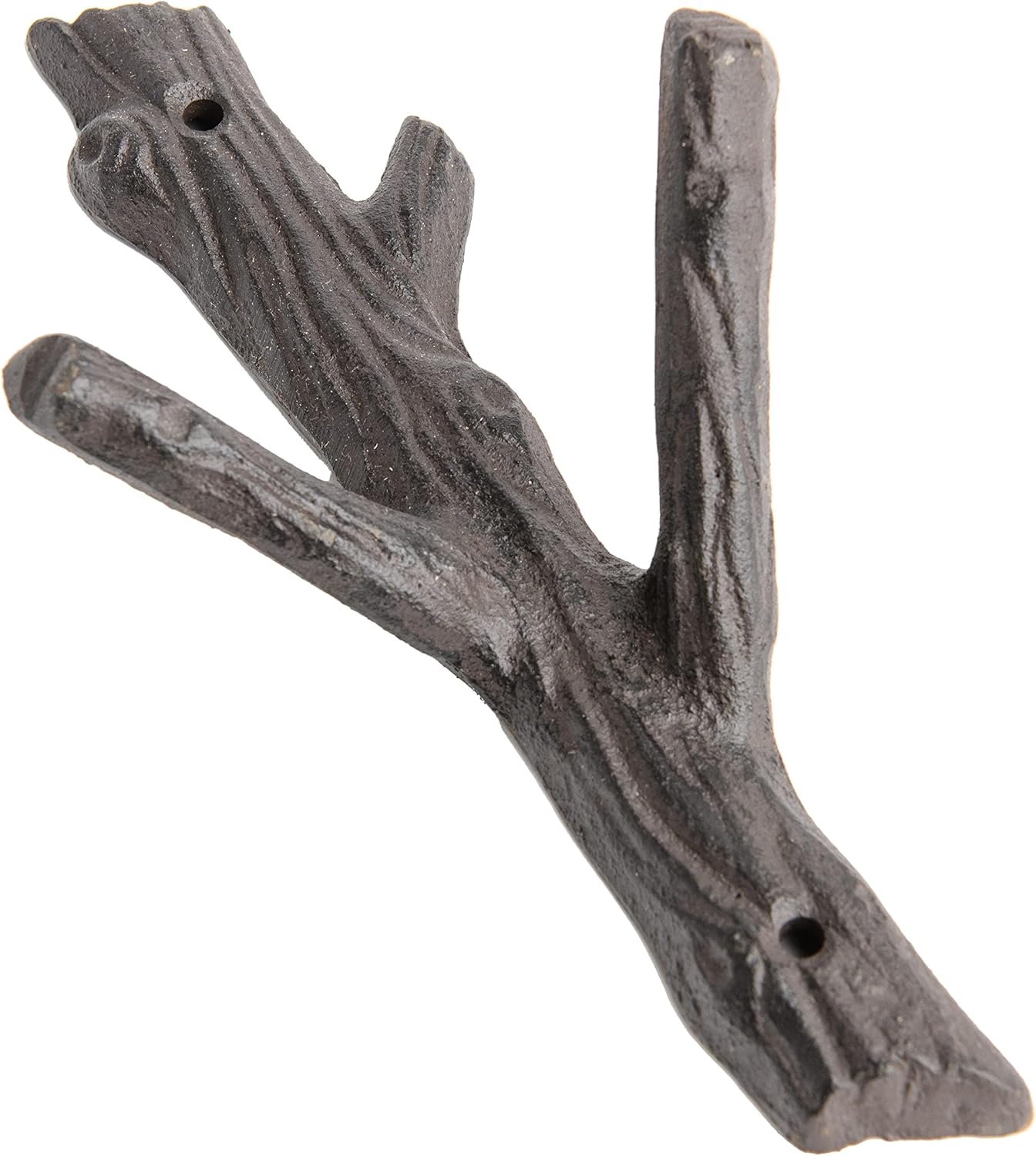 Giftcraft Juego de 2 ganchos decorativos de rama de árbol, ganchos de pared de 3 ganchos, estante para toallas, chaquetas, sombreros, ganchos de