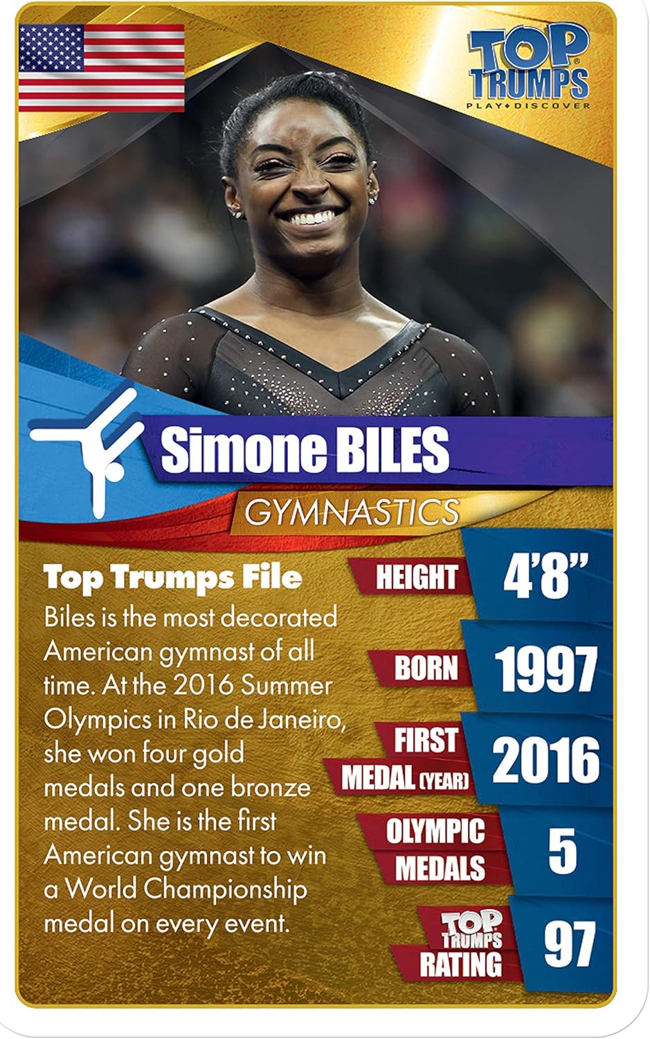 Top Women Athletes Top Trumps – Juego de cartas