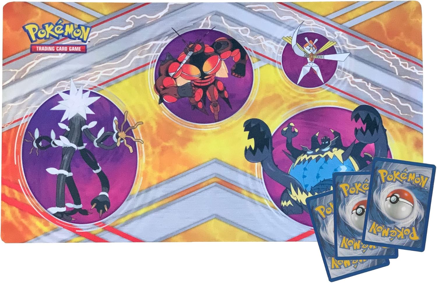 Pokemon – Alfombra de juego Buzzwole – Ultra Beast – Zurkitree Guzzlord