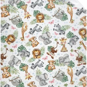 Linda manta de franela de animales de la selva, súper suave y ligera, para niños, adultos, adecuada para sofá, cama, campamento, viajes, todas las Linda manta de franela de animales de la selva, súper suave y ligera, para niños, adultos, adecuada para sofá, cama, campamento, viajes, todas las