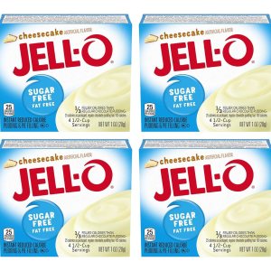 Jell-O – Pudín sabor pastel de queso, paquete de 4 cajas Jell-O – Pudín sabor pastel de queso, paquete de 4 cajas