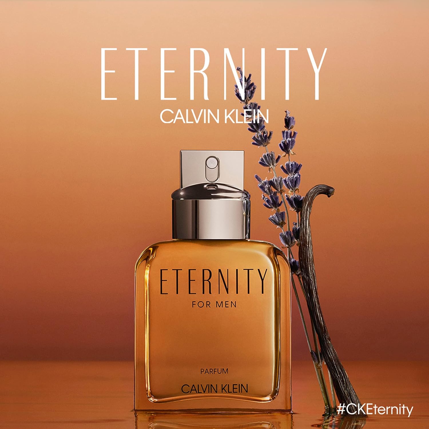 Calvin Klein Eternity Parfum – Colonia Fougère para hombre – Con notas de lavanda, extracto de ron y vainilla absoluta – Perfumes de lujo para