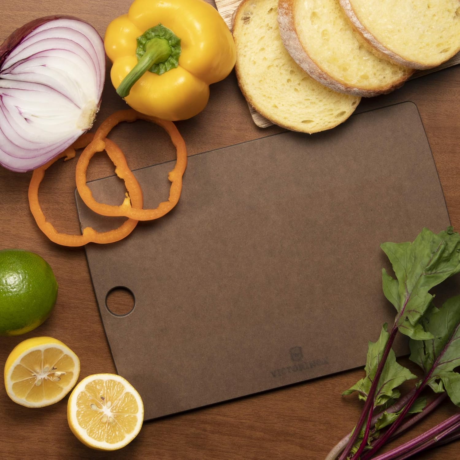 Victorinox 7.4110 Rectangular Wood Wooden Kitchen Table for Cutting Chopping Board  Rectangular, Bread, Fish and Seafood Products, Fruits and