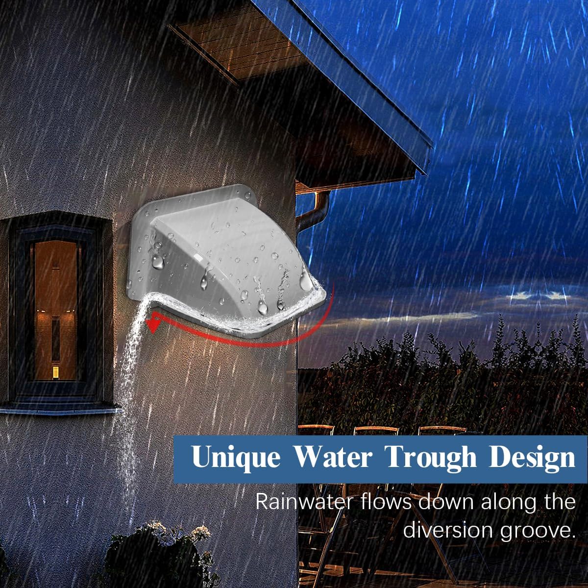 WEILAILIFE Funda universal para cámara para exteriores, plástico ABS resistente a la intemperie, pantalla de seguridad para domo, bala, cámaras