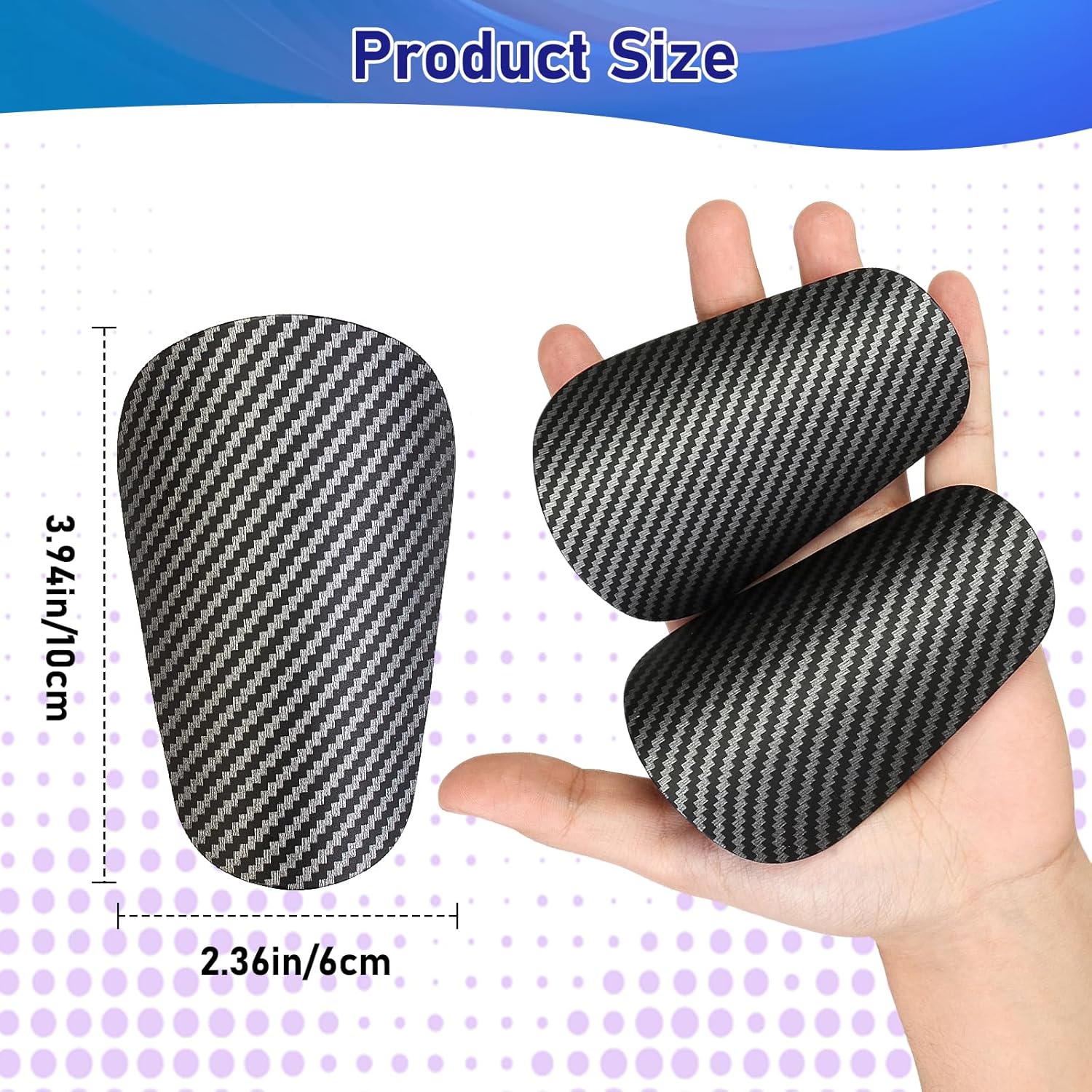 FWUNYVN Espinilleras de fútbol para jóvenes y adultos, pequeños equipos de protección para todas las edades, para llevar con calcetines de agarre y