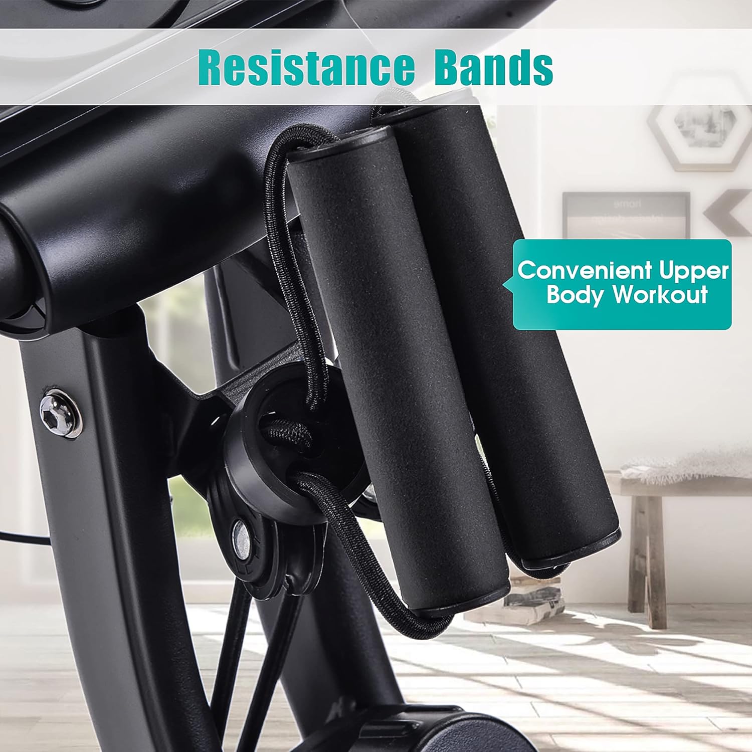 Bicicleta estática plegable para el hogar, bicicleta estática reclinada 3 en 1 para adultos, bicicleta de ciclismo interior, posición vertical de