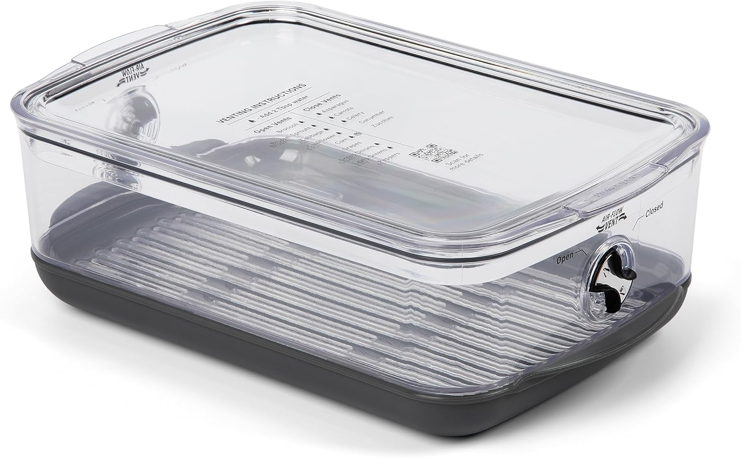 ProKeeper+ de Progressive – Contenedor apilable para productos ProKeeper con sistema de ventilación Stay-Fresh (PKS-907 (3 cuartos de galón de
