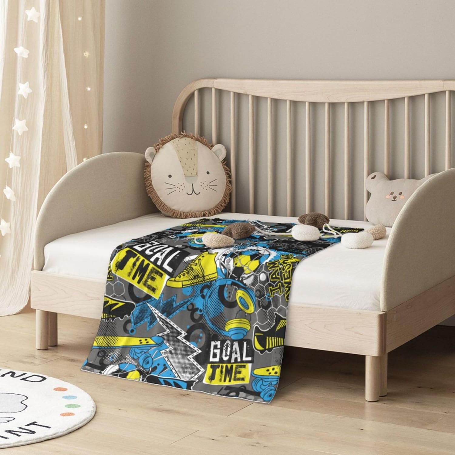 Manta deportiva para recién nacido, suave y elástica para niños y niñas, regalo perfecto para baby shower, 40 x 30 pulgadas