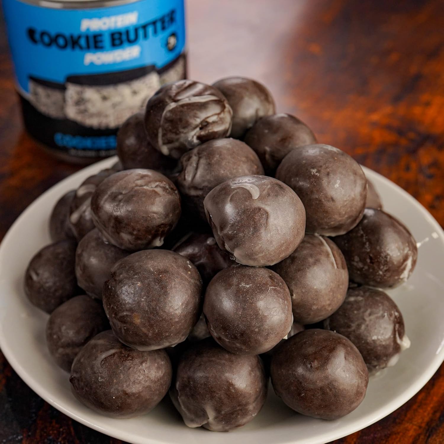 Flexible Dieting Lifestyle Mantequilla de galletas en polvo de proteína de suero  Galletas y crema  Apto para dieta cetogénica, baja en