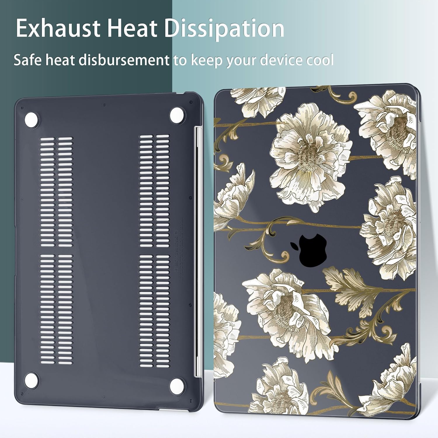 May Chen Compatible con MacBook Air 2022 2021 2020 de 13 pulgadas M1 A2337 A2179 A1932, carcasa rígida de plástico con protector de pantalla y