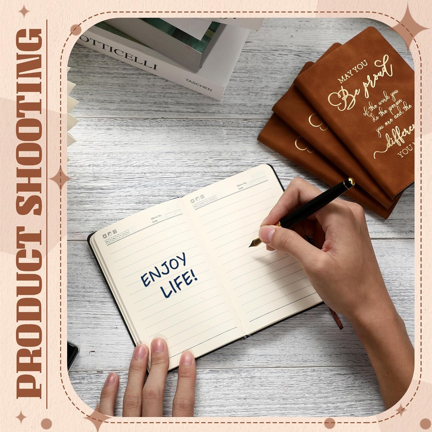 Ctosree 20 cuadernos de cuero A6 con texto en inglés “Thank You”, regalos de agradecimiento para empleados, compañeros de trabajo, cuadernos