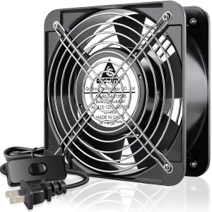 GDSTIME Ventilador AXIAL 15050, 110V 120V AC 5.906 in x 5.906 in x 1.969 in Ventilador, Proyectos de Escape de Ventilación Ventilador de Enfriamiento GDSTIME Ventilador AXIAL 15050, 110V 120V AC 5.906 in x 5.906 in x 1.969 in Ventilador, Proyectos de Escape de Ventilación Ventilador de Enfriamiento