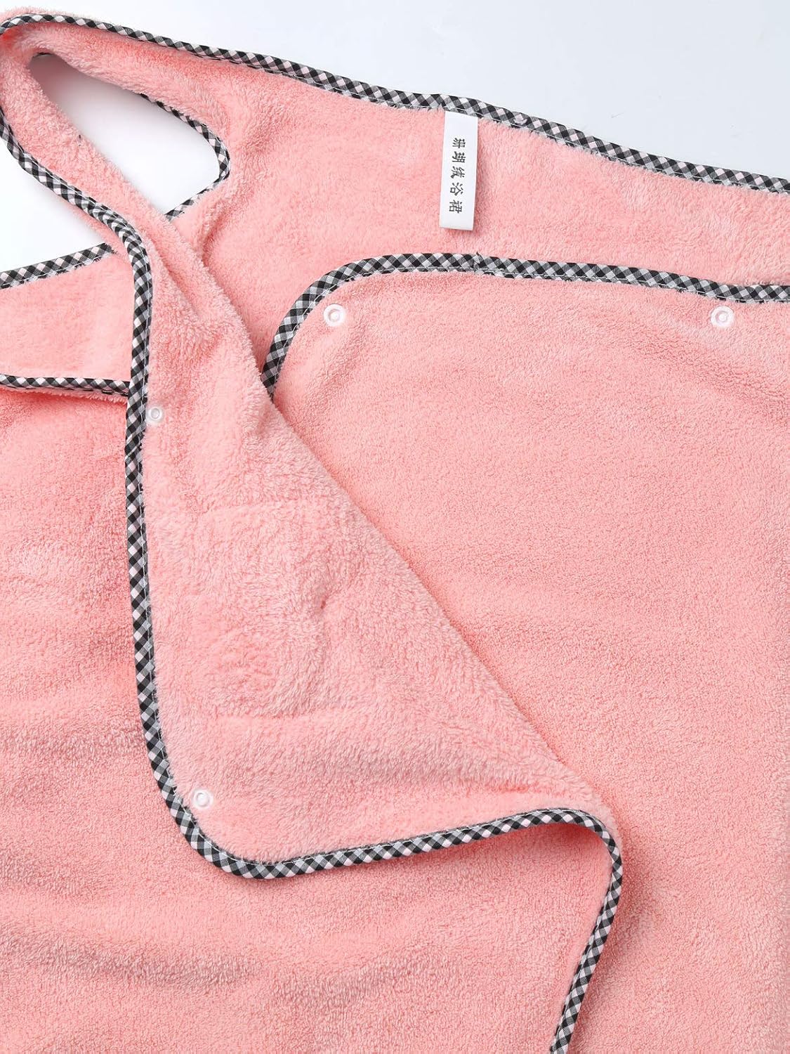 Albornoz de algodón para niños y niñas, toalla de baño de spa, toalla de baño, paño de rizo, bowknot para bañarse, cubrir el cuerpo