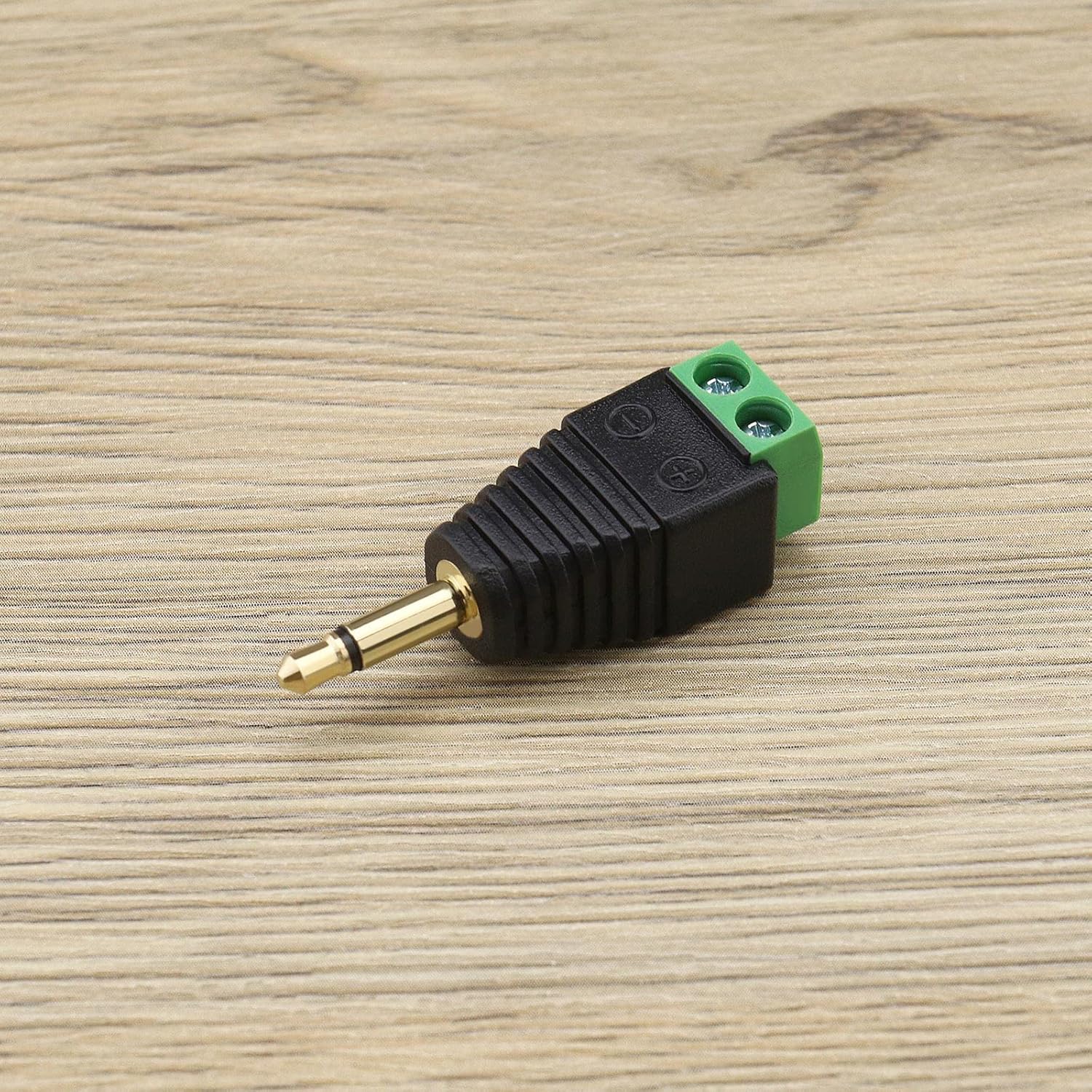 eMagTech Conector de alimentación macho sin soldadura de 0.138 in, bloques de terminales de tornillo mono de 0.138 in, accesorios para micrófono,
