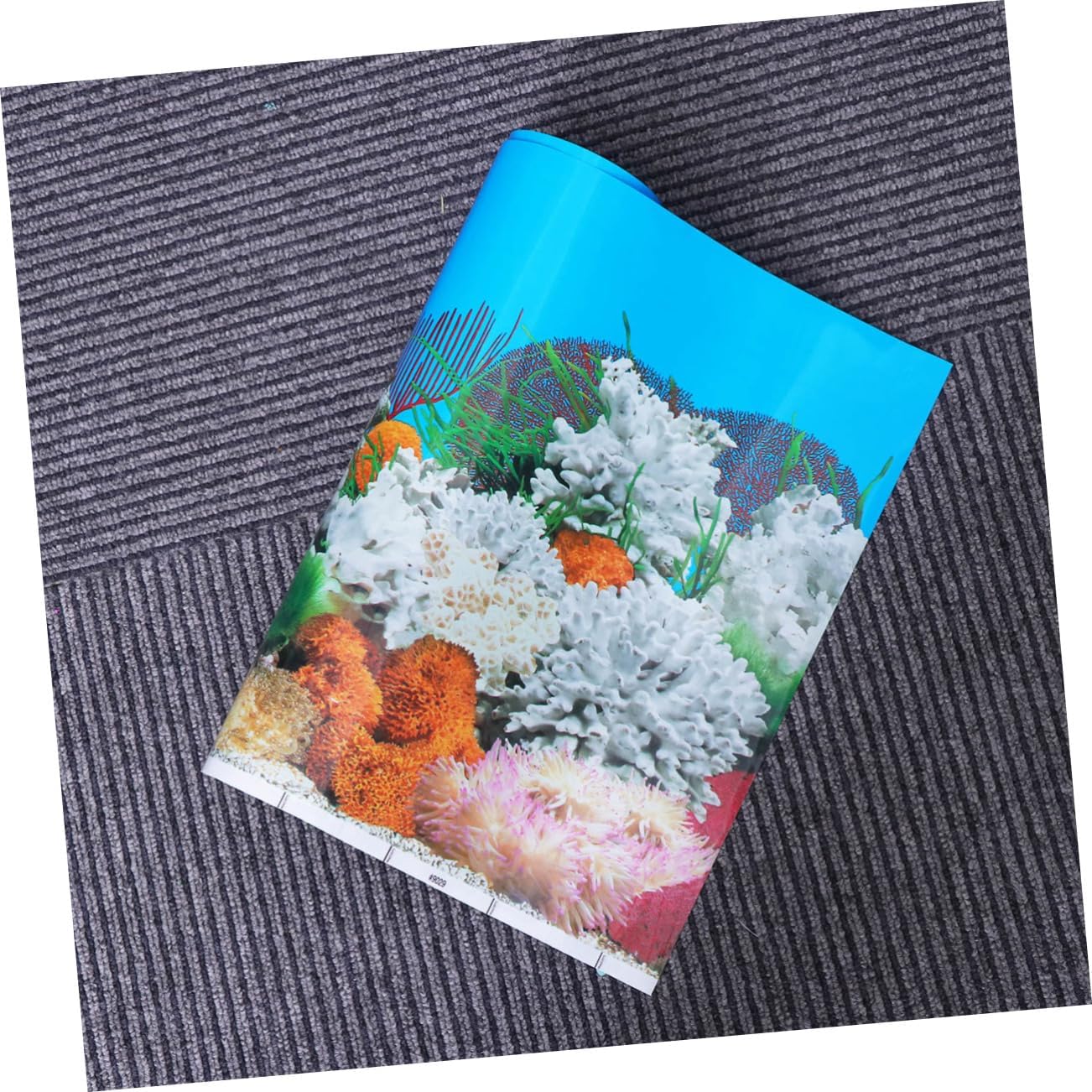 iplusmile Papel de pared 3D, pegatinas 3D fondo de acuario 3D, fondos de pantalla 3D de 10 galones de fondo de pecera de doble cara, adhesivo