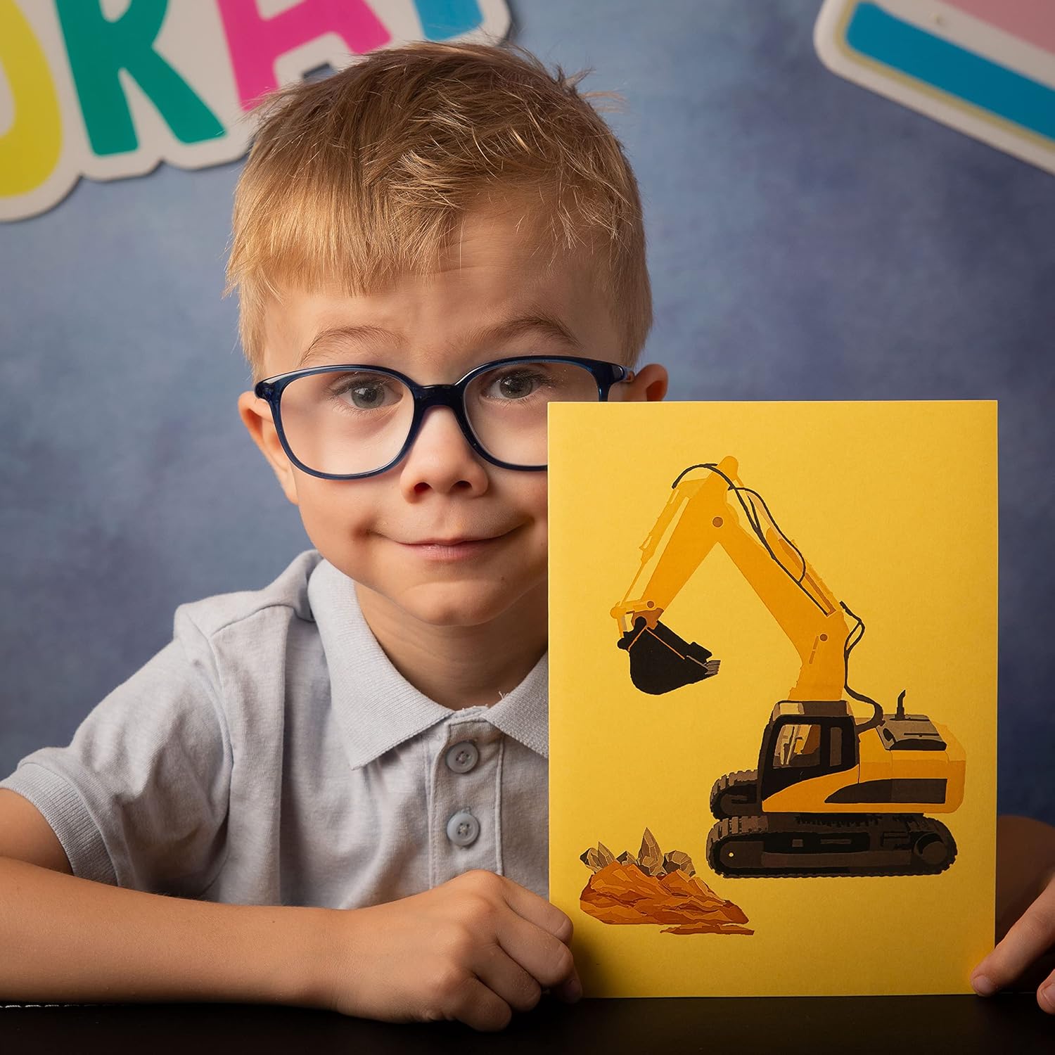 DEVINE – Tarjeta desplegable con sobre (8 x 6 pulgadas), tarjeta de cumpleaños 3D para niños, nietos, tarjetas de felicitación desplegables,