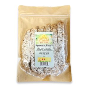 Biscotti de macadamia – 3oz Mayormente orgánico Hecho con amor en Hawái Biscotti de macadamia – 3oz Mayormente orgánico Hecho con amor en Hawái