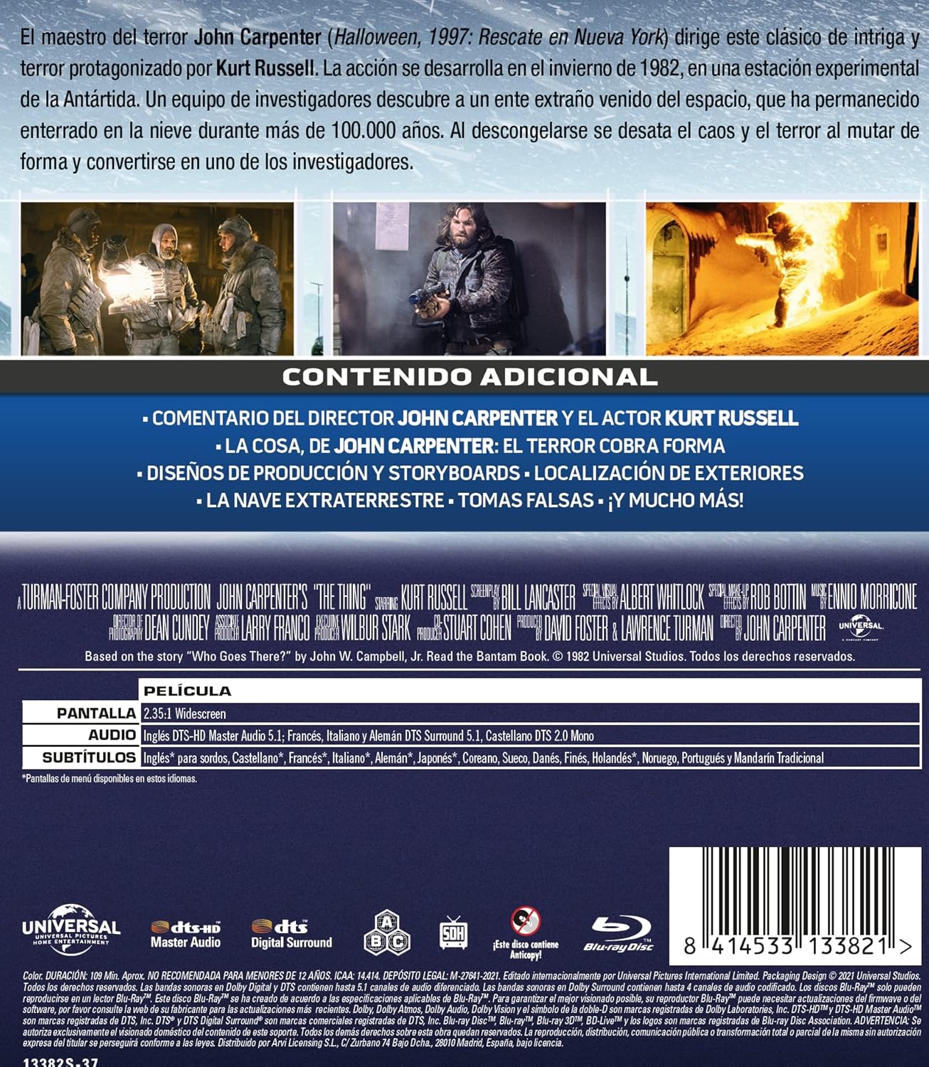 La cosa (1982) (Ed. 2021) – BD