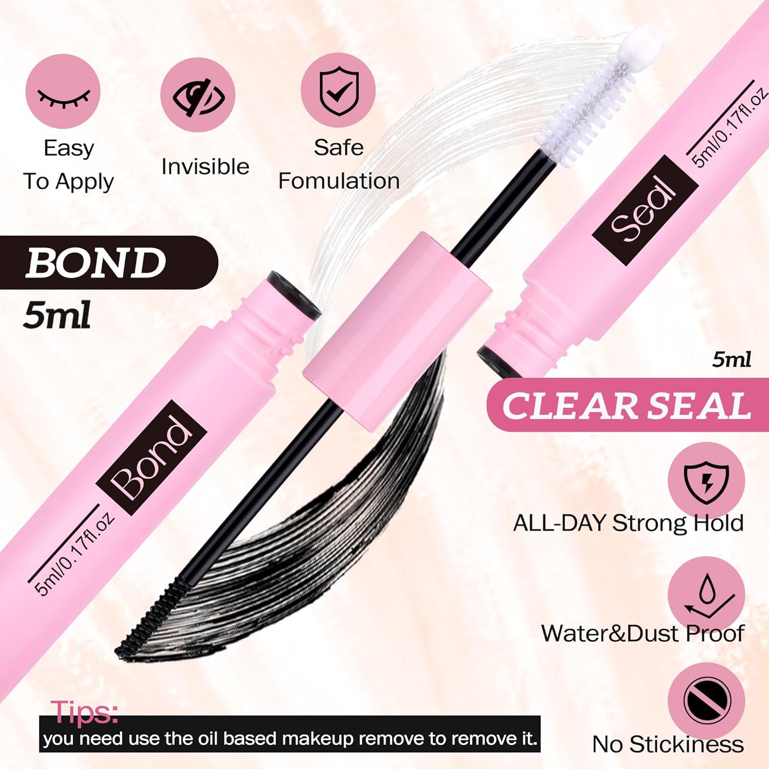 Kit de extensiones de pestañas individuales 30D+40D, 320 piezas de extensiones de pestañas en racimo, juego de racimos de pestañas de 0.315 a 0.630