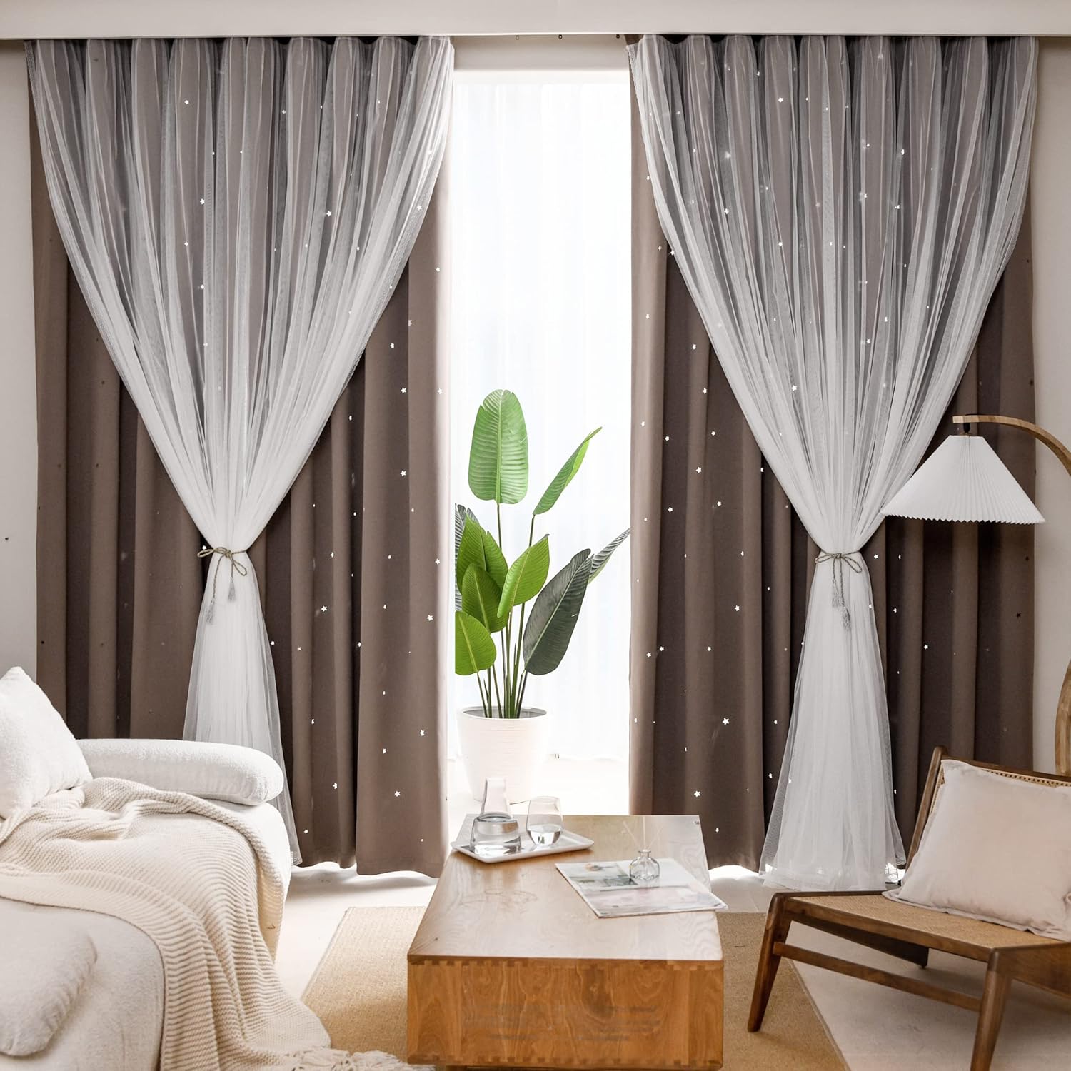 Kinryb Star – Cortinas de doble capa