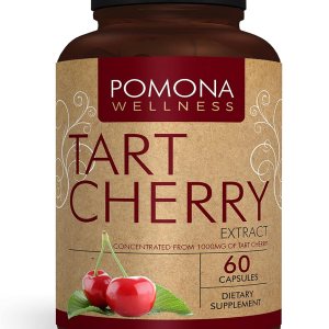 Pomona Wellness Suplemento de cereza ácida, soporte antioxidante, ayuda a la recuperación muscular, vitamina de frutas hecha con cerezas ácidas, sin Pomona Wellness Suplemento de cereza ácida, soporte antioxidante, ayuda a la recuperación muscular, vitamina de frutas hecha con cerezas ácidas, sin