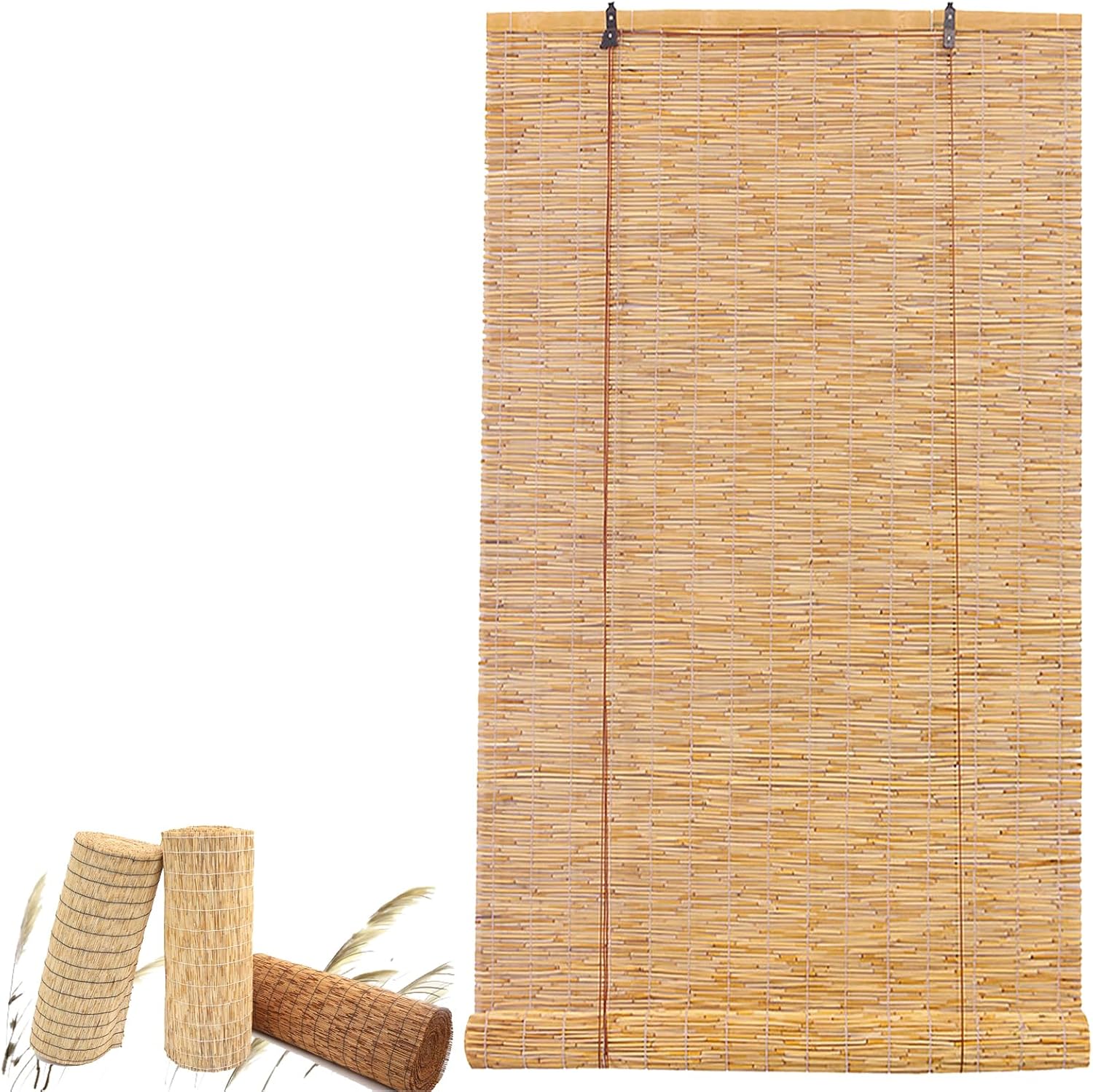 Persianas de bambú para exteriores, persianas enrollables de bambú para patio, persianas enrollables de bambú, persianas enrollables de bambú para
